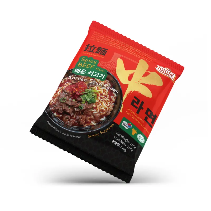 1. Korean Soup Shin Ramen Noodles Bag Mushroom Beef Flavor 韩式辛拉面袋装香菇牛肉味 3
