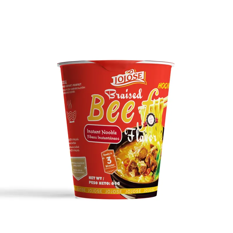 3. Standard Soup Cup Noodles Beef Flavor标准配方方便面杯装牛肉味 3
