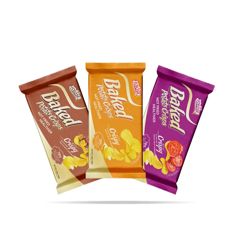 50g Bag Baked Potato Chips Main